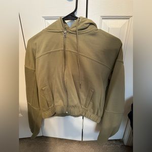 Cropped Zip-Up Jacket